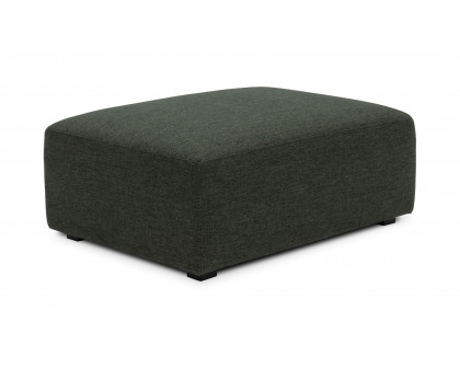 Moe's Romy Ottoman - Forest Shade