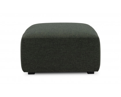 Moe's Romy Ottoman - Forest Shade