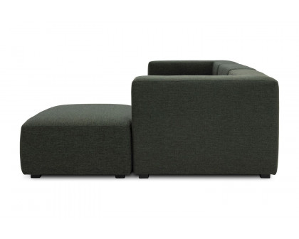 Moe's Romy Lounge Contemporary Modular Sectional - Dark Green