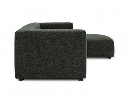 Moe's Romy Lounge Contemporary Modular Sectional - Dark Green