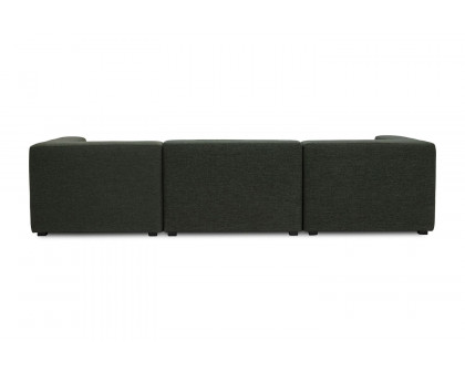 Moe's Romy Lounge Contemporary Modular Sectional - Dark Green