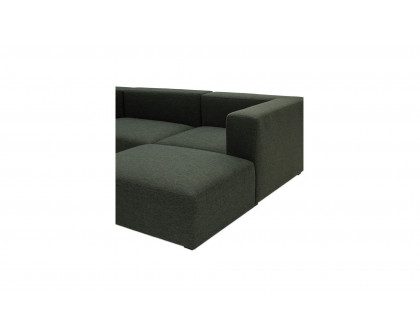 Moe's Romy Lounge Contemporary Modular Sectional - Dark Green