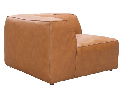 Moe's Form Corner Chair - Sonoran Tan