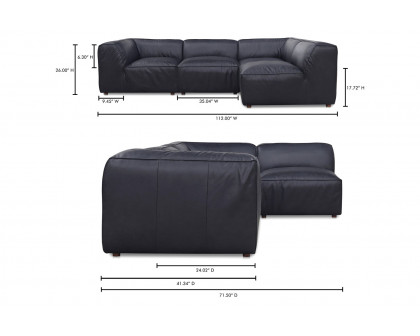 Moe's Form Signature Modular Sectional - Vantage Black