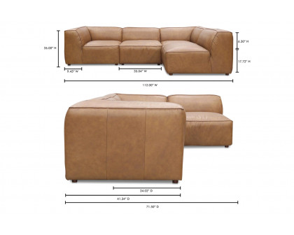 Moe's Form Signature Modular Sectional - Sonoran Tan