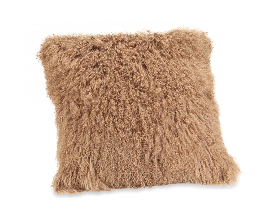 Moe's Lamb Fur Pillow - Natural, 22 x 22