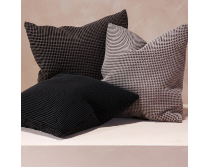 Moe's Ria Pillow - Black Peppercorn