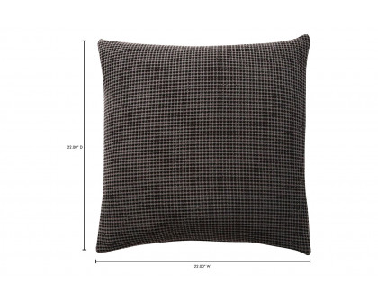 Moe's Ria Pillow - Black Peppercorn