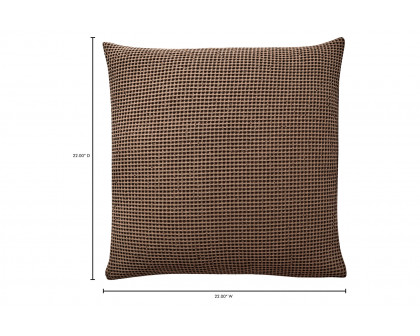 Moe's Ria Pillow - Carob Brown