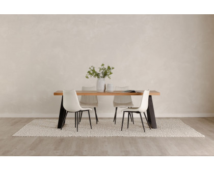 Moe's Mila Rectangular Dining Table - Brown