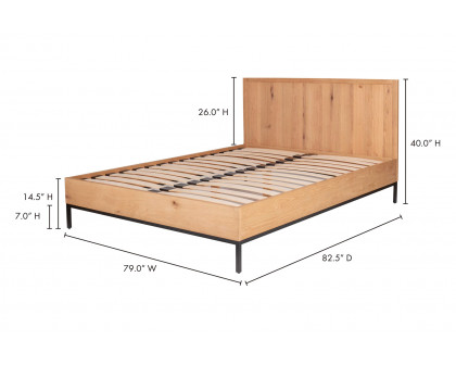 Moe's Montego Bed - Natural, King