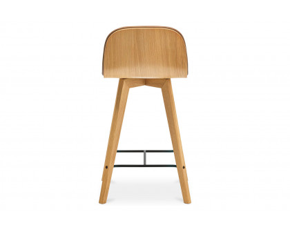 Moe's Napoli Leather Counter Stool - Tan