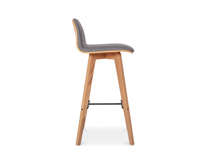 Moe's Napoli Bar Stool - Gray