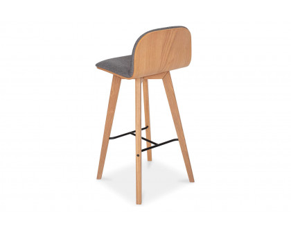 Moe's Napoli Bar Stool - Gray