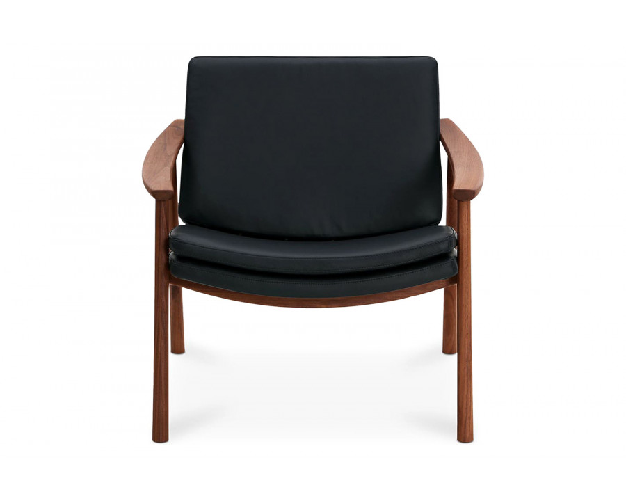 Moe's Harlowe Lounge Chair - Pebbled Black