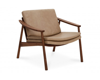 Moe's Harlowe Lounge Chair - Soft Brown