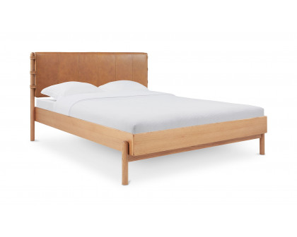 Moe's Colby Scandinavian Queen Size Bed - Brown