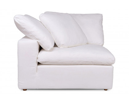 Moe's Clay Corner Chair - White