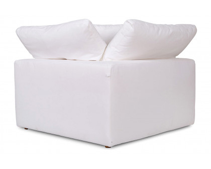 Moe's Clay Corner Chair - White