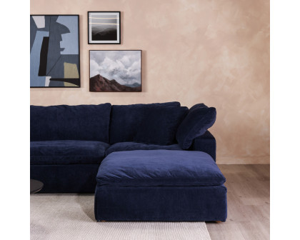 Moe's Clay Corner Chair Performance Fabric - Nocturnal Sky