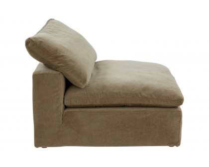 Moe's Clay Slipper Chair Performance Fabric - Desert Sage