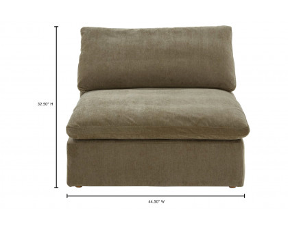 Moe's Clay Slipper Chair Performance Fabric - Desert Sage