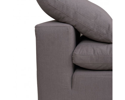 Moe's Clay Slipper Chair - Light Gray