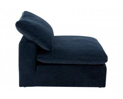 Moe's Clay Slipper Chair Performance Fabric - Nocturnal Sky