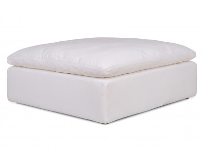 Moe's™ Clay Ottoman - White