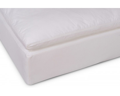 Moe's™ Clay Ottoman - White