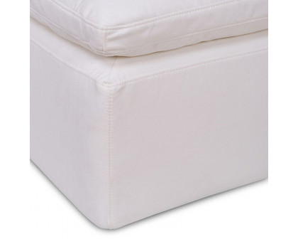 Moe's™ Clay Ottoman - White