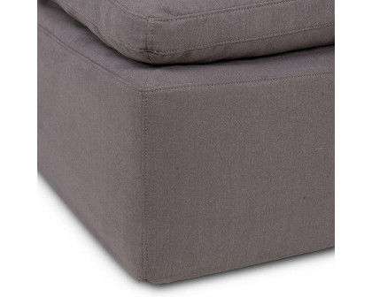 Moe's Clay Ottoman - Light Gray