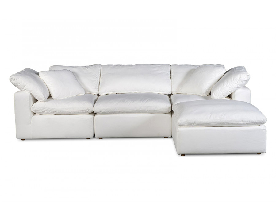 Moe's Clay Lounge Modular Sectional - White