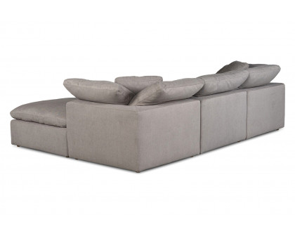 Moe's Clay Lounge Modular Sectional - Light Gray