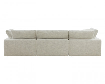 Moe's Clay Lounge Modular Sectional - Coastside Sand