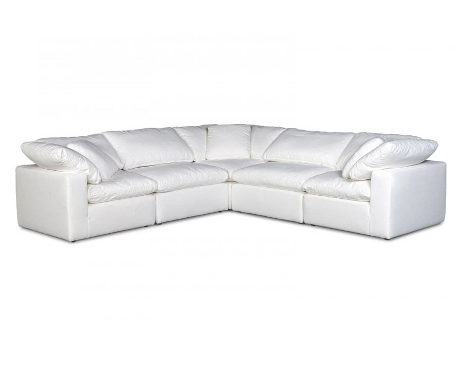 Moe's Clay Classic L Modular Sectional - White