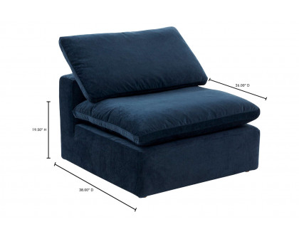 Moe's™ Terra Slipper Chair - Nocturnal Sky