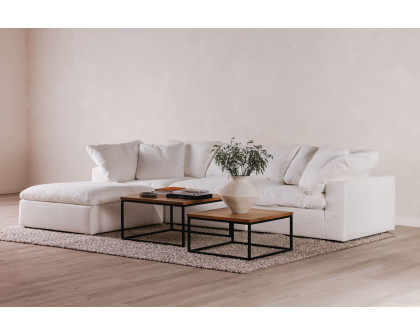 Moe's™ Terra Condo Ottoman - Cream White