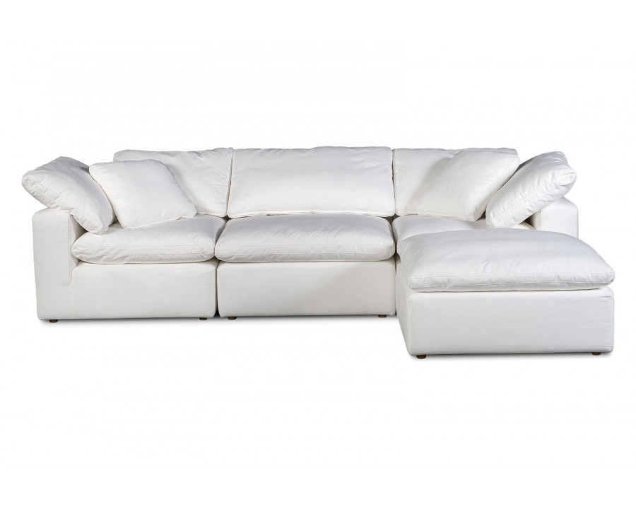 Moe's Terra Condo Lounge Modular Sectional - Cream White