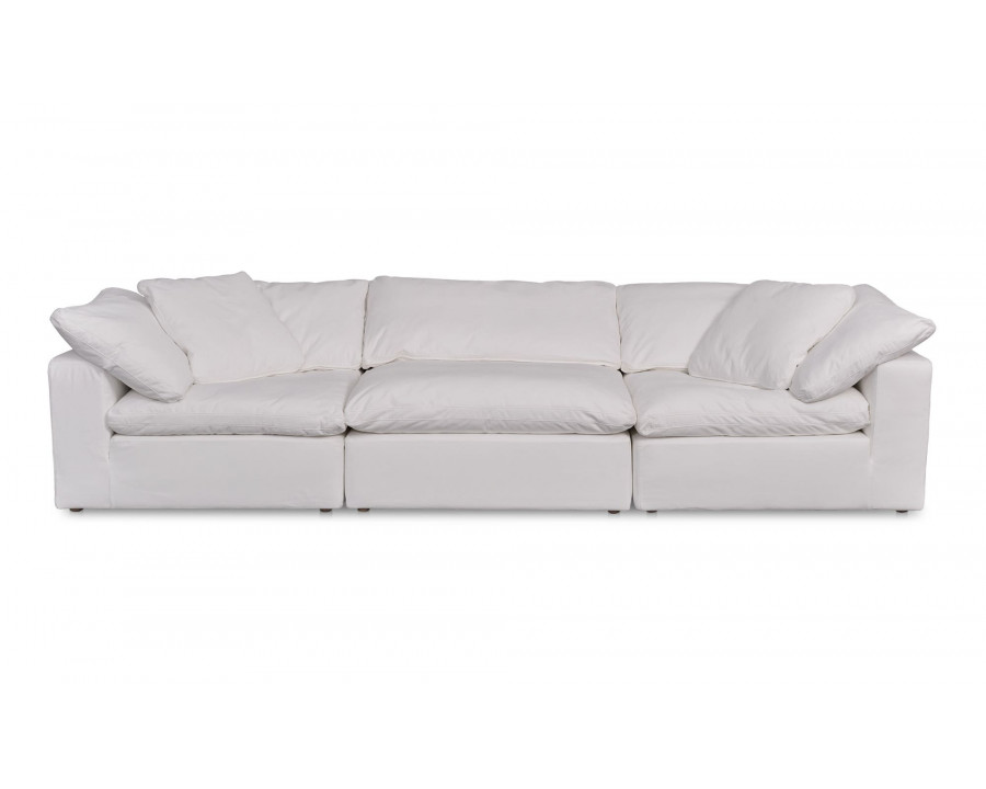 Moe's Terra Modular Sofa - White, Performance Fabric