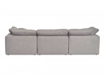 Moe's Terra Modular Sofa - Light Gray, Performance Fabric