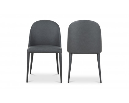 Moe's Burton Contemporary Dining Chair Set of 2 - Black Fade