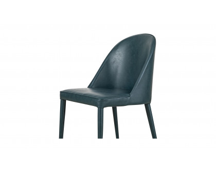 Moe's Burton Contemporary Dining Chair Set of 2 - Dark Teal