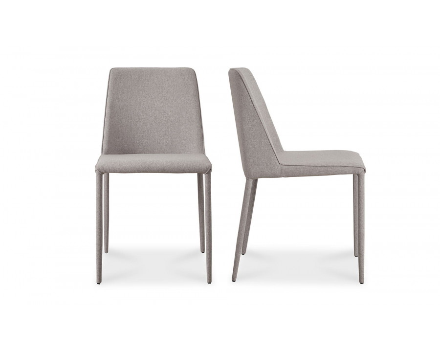 Moe's Nora Modern Dining Chair Set of 2 - Gray