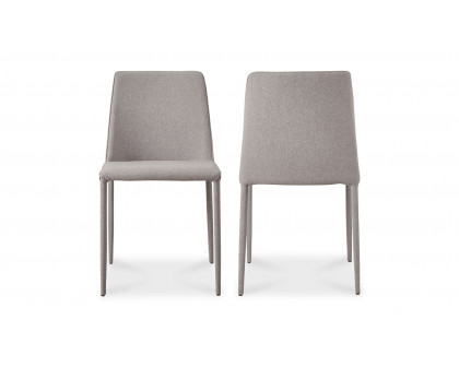 Moe's Nora Modern Dining Chair Set of 2 - Gray