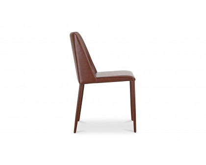 Moe's Nora Modern Dining Chair Set of 2 - Smoked Cherry