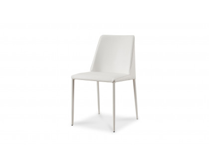 Moe's Nora Modern Dining Chair Set of 2 - White