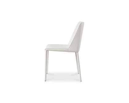 Moe's Nora Modern Dining Chair Set of 2 - White