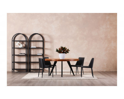 Moe's Nora Modern Dining Chair Set of 2 - Black