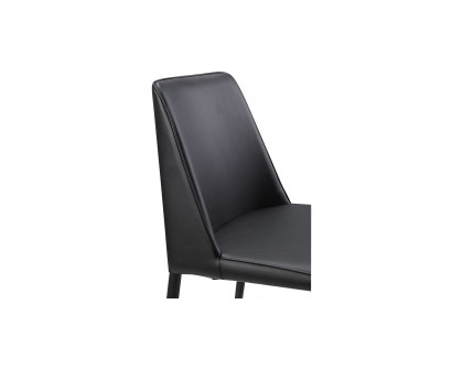 Moe's Nora Modern Dining Chair Set of 2 - Black